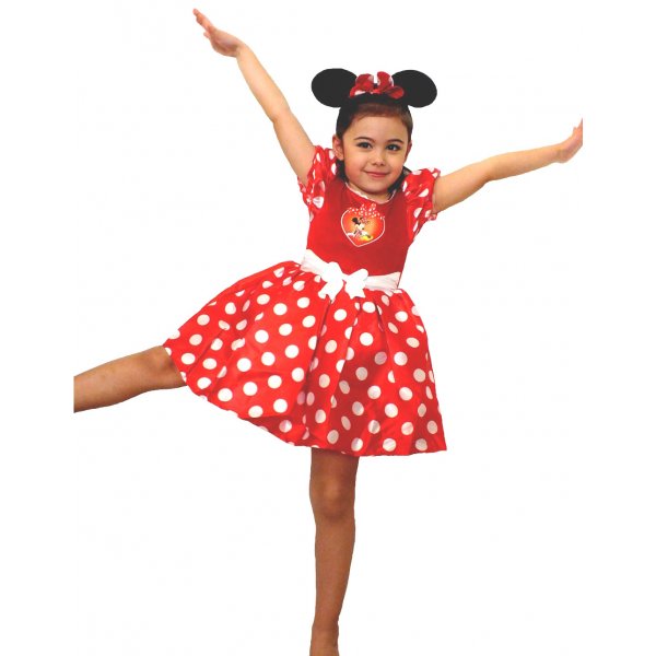 Αποκριάτικη Στολή Disney Minnie Κόκκινη